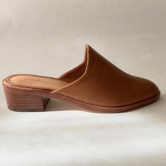 Soludos Venetian Tan Leather Mule Loafers Almond Toe Low Heel Casual Shoes 6.5 - Picture 11 of 11